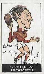 1933 Carreras Tobacco Bob Mirams' Caricatures #65 Fred Phillips Front